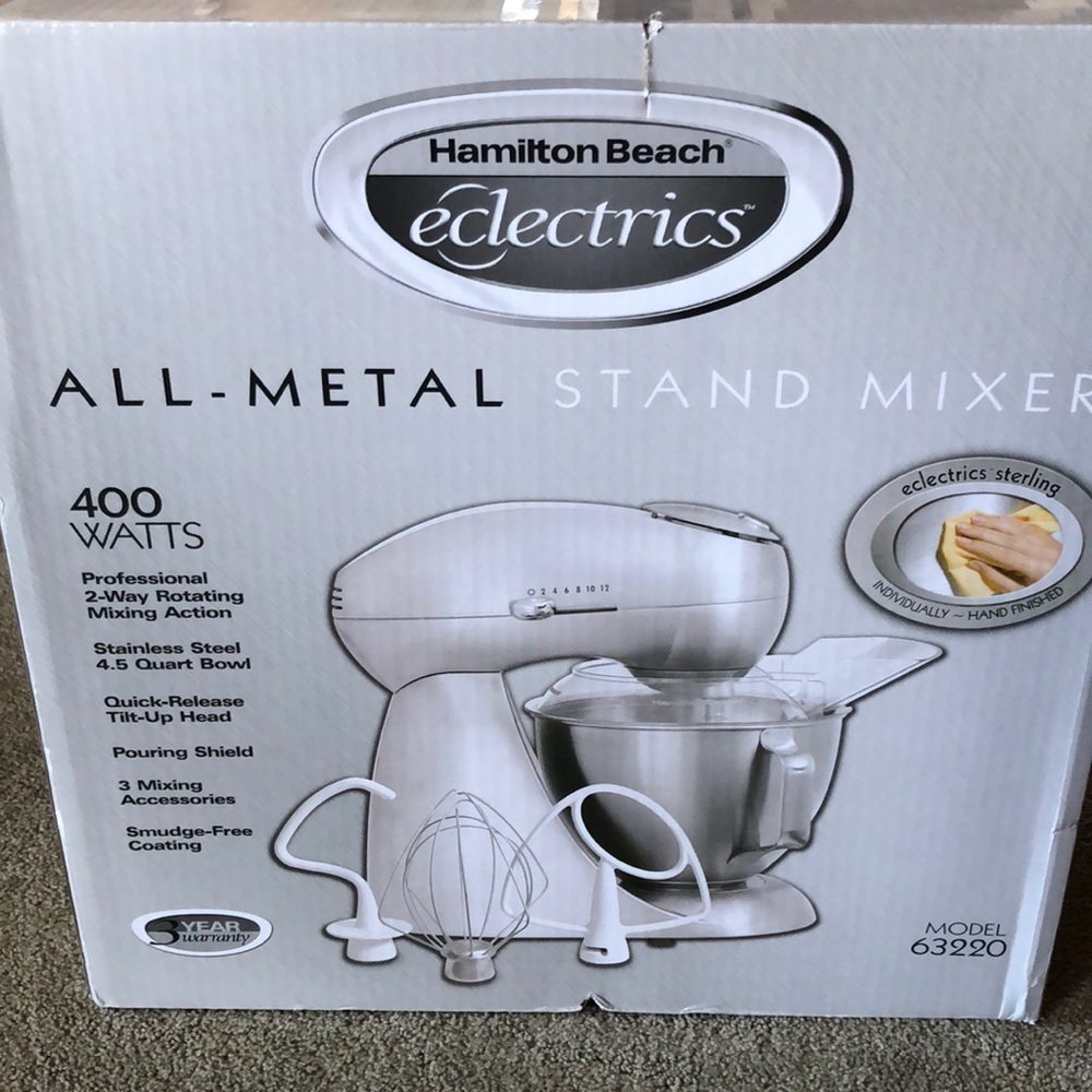 Eclectrics All Metal stand mixer